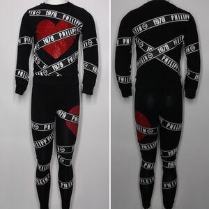 Phillip Plein Junior sports hearts matching set